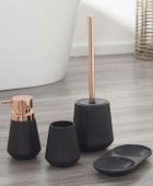 Conical black ποτήρι οδοντόβουρτσας Sealskin Ποτήρια  Οδοντόβουρτσας