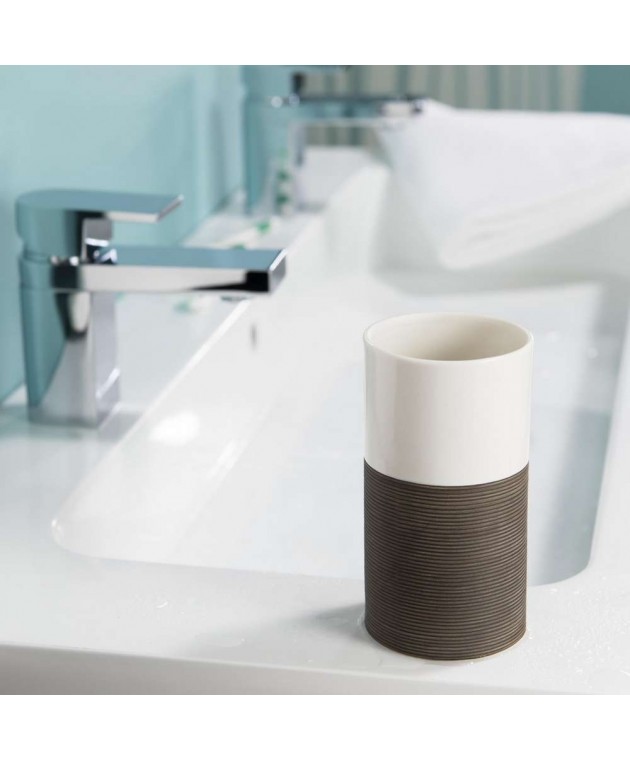 Doppio brown ποτήρι οδοντόβουρτσας Sealskin Ποτήρια  Οδοντόβουρτσας