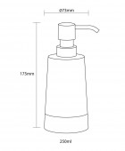 Glossy silver 250 ml δοχείο κρεμοσάπουνου Sealskin Δοχείο Κρεμοσάπουνου