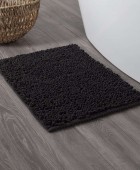 Twist 60x90 dark grey πατάκι μπάνιου Sealskin