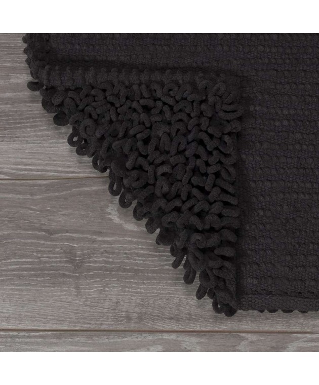 Twist 60x90 dark grey πατάκι μπάνιου Sealskin