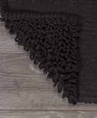 Twist 60x60 dark grey πατάκι μπάνιου Sealskin