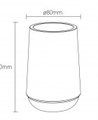 Mood green set δοχείο κρεμοσάπουνου 380 ml & ποτήρι οδοντόβουρτσας Sealskin