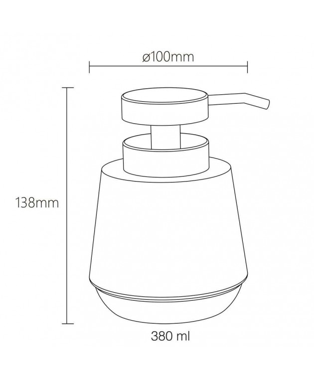 Mood green set δοχείο κρεμοσάπουνου 380 ml & ποτήρι οδοντόβουρτσας Sealskin