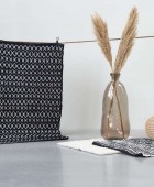 Bandra 60x60 black πατάκι μπάνιου Sealskin