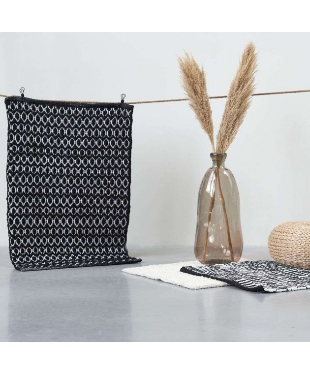 Bandra 60x60 black πατάκι μπάνιου Sealskin