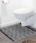 Bandra 60x60 black πατάκι μπάνιου Sealskin