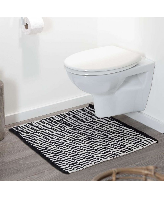 Bandra 60x60 black πατάκι μπάνιου Sealskin