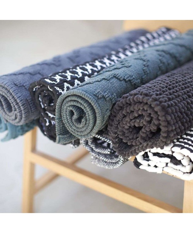 Bandra 60x60 black πατάκι μπάνιου Sealskin