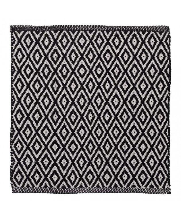 Trellis 60x60 black πατάκι μπάνιου Sealskin