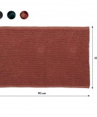 Delhi 60x90 dark pink πατάκι μπάνιου Sealskin
