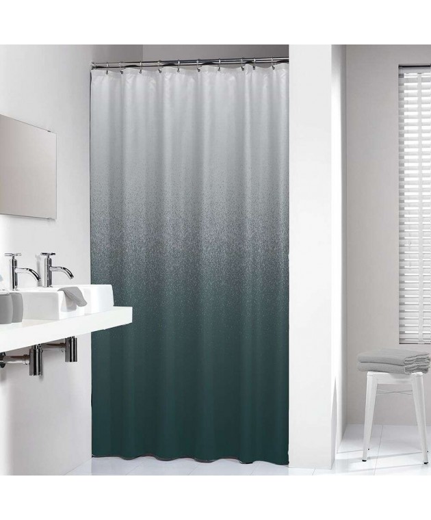 Blend 180Πx200Υ green κουρτίνα μπάνιου υφασμάτινη Sealskin Κουρτίνες Mπάνιου