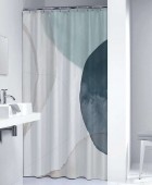 Earth 180Πx200Υ dark green κουρτίνα μπάνιου υφασμάτινη Sealskin Κουρτίνες Mπάνιου