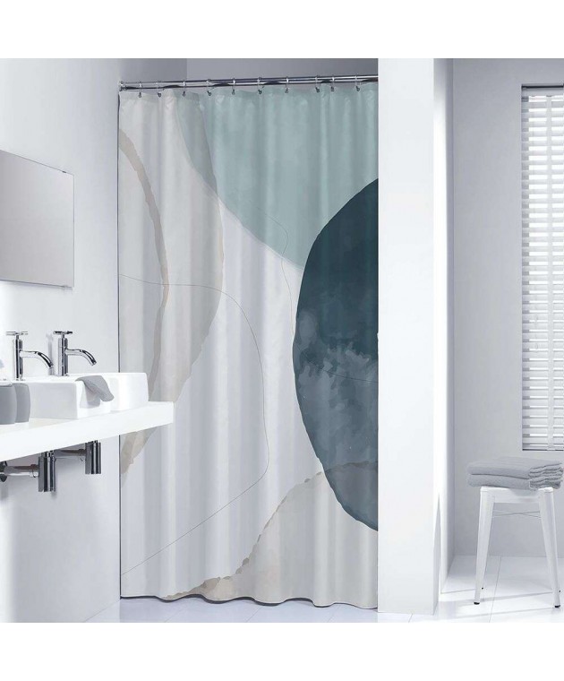 Earth 180Πx200Υ dark green κουρτίνα μπάνιου υφασμάτινη Sealskin Κουρτίνες Mπάνιου