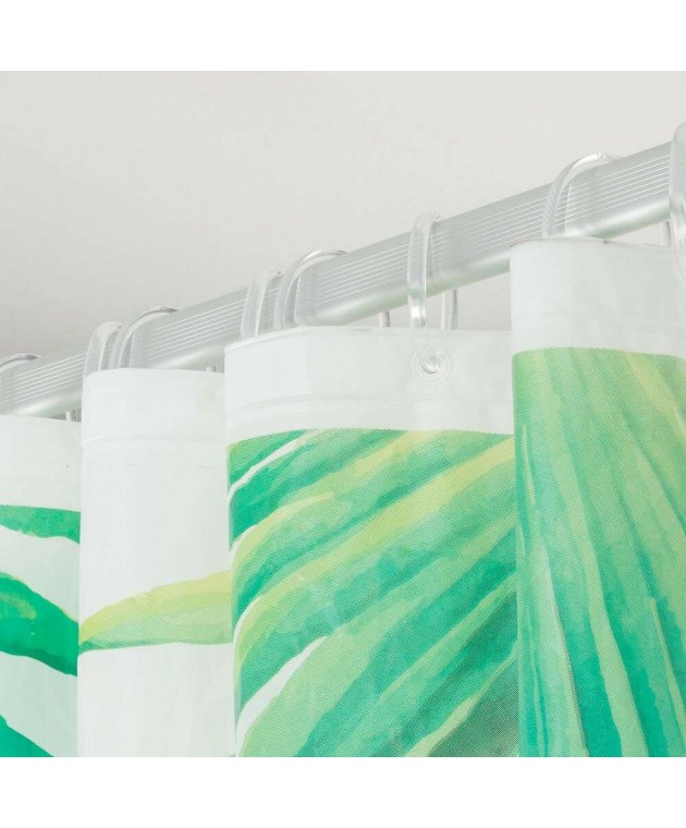 Leaves 180Πx200Υ green κουρτίνα μπάνιου πλαστική Sealskin Κουρτίνες Mπάνιου