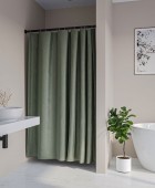 Cosima 120Πx200Υ green κουρτίνα μπάνιου πλαστική Sealskin Κουρτίνες Mπάνιου