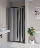 Cosima 240Πx200Y grey κουρτίνα μπάνιου πλαστική Sealskin Κουρτίνες Mπάνιου