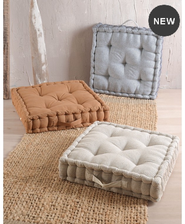 Μαξιλάρι δαπέδου 50X50X10 KATHY ΓΚΡΙ, RYTHMOS HOME ΝΕΕΣ ΑΦΙΞΕΙΣ