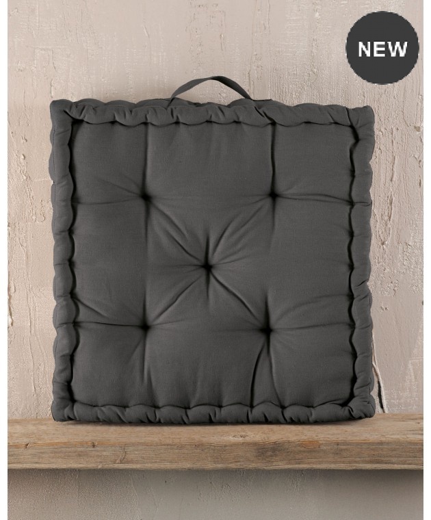 Μαξιλάρι δαπέδου 50X50X10 KATHY ΓΚΡΙ, RYTHMOS HOME ΝΕΕΣ ΑΦΙΞΕΙΣ