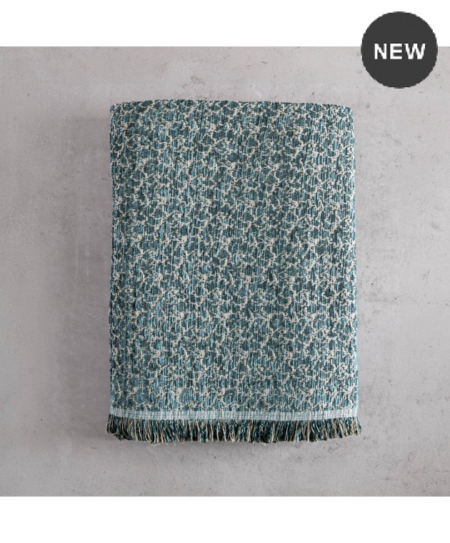 Ριχτάρι διθέσιου (180X240) STEFAN PETROL, RYTHMOS HOME Διθέσιου