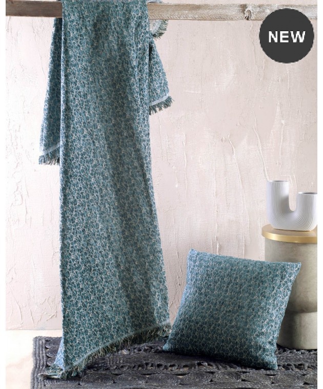 Ριχτάρι διθέσιου (180X240) STEFAN PETROL, RYTHMOS HOME Διθέσιου