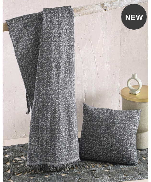 Ριχτάρι διθέσιου (180X240) STEFAN ANTHRACITE, RYTHMOS HOME Διθέσιου