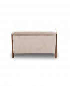 DALI ΣΚΑΜΠΟ VELVET BEIGE ΜΕ ΑΠΟΘ. ΧΩΡΟ 75X42X44εκ. Σκαμπό