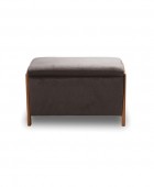 DALI ΣΚΑΜΠΟ VELVET BROWN ΜΕ ΑΠΟΘ. ΧΩΡΟ 75X42X44εκ. Σκαμπό