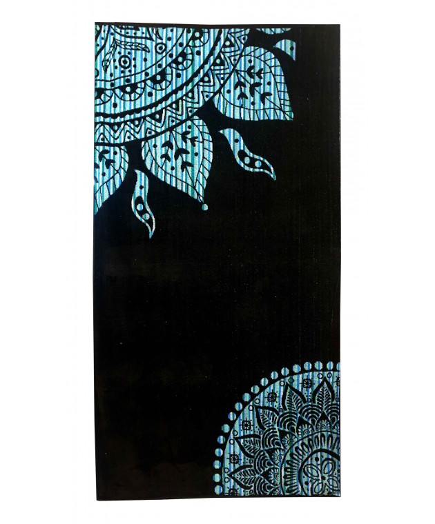 Πετσέτα Θαλάσσης ΚΟΜΒΟΣ Βελουτέ Zakar Design 1 Cotton 100% 85x160 Πετσέτες Θαλάσσης 