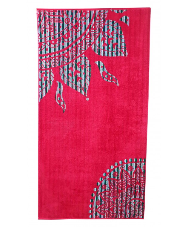 Πετσέτα Θαλάσσης ΚΟΜΒΟΣ Βελουτέ Zakar Design 2 Cotton 100% 85x160 Πετσέτες Θαλάσσης 