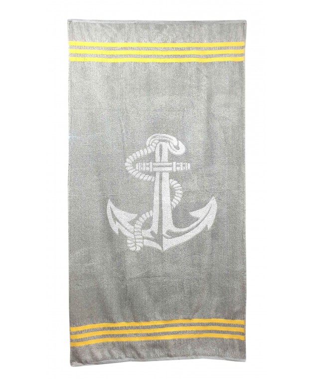 Πετσέτα Θαλάσσης ΚΟΜΒΟΣ Βελουτέ Zakar Design 8 Cotton 100% 85x160 Πετσέτες Θαλάσσης 