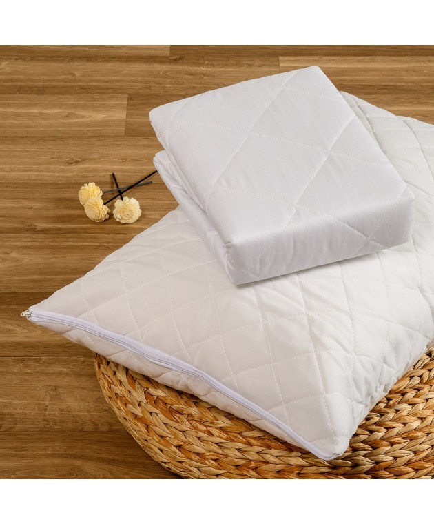 ΠΡΟΣΤΑΤΕΥΤΙΚΟ ΣΤΡΩΜΑΤΟΣ 120Χ200+40 ΑΔΙΑΒΡΟΧΟ ΚΑΠΙΤΟΝΕ BASIC Επιστρώματα Ημίδιπλα