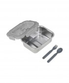 ESTIA ΦΑΓΗΤΟΔΟΧΕΙΟ ΑΝΟΞΕΙΔΩΤΟ 1200ml ΜΕ ΚΟΥΤΑΛΙ, ΠΙΡΟΥΝΙ & ΔΙΑΧΩΡΙΣΤΙΚΟ Φαγητοδοχεία