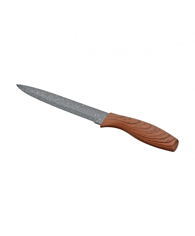 ESTIA ΜΑΧΑΙΡΙ ΚΡΕΑΤΟΣ STONE ΑΝΟΞΕΙΔΩΤΟ 1.5mm ΜΕ ΛΕΠΙΔΑ 2CR13 Μαχαιροπίρουνα