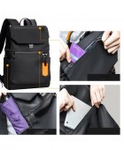 Σακίδιο με Θήκη Laptop 14" AMBER Μαύρο AM2034 Τσάντα-Θήκη Laptop