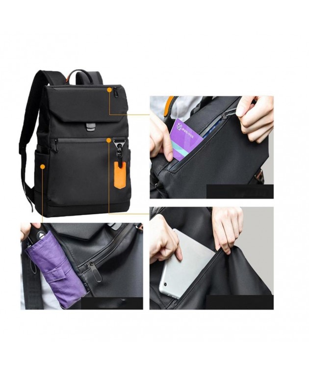 Σακίδιο με Θήκη Laptop 14" AMBER Μαύρο AM2034 Τσάντα-Θήκη Laptop
