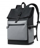 Σακίδιο με Θήκη Laptop 15.6" AMBER Μαύρο/Γκρι AM2045 Τσάντα-Θήκη Laptop