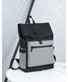 Σακίδιο με Θήκη Laptop 15.6" AMBER Μαύρο/Γκρι AM2045 Τσάντα-Θήκη Laptop