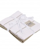 DAS HOME ΣΕΤ ΠΟΤΗΡΟΠΑΝΑ 2ΤΜΧ 30Χ50 0827 GREEN, WHITE Ποτηρόπανα