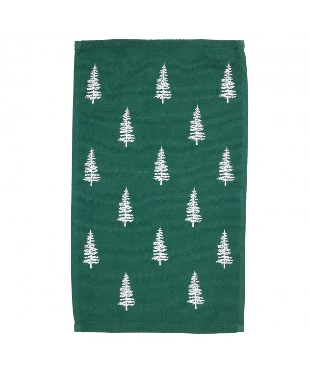 DAS HOME CHRISTMAS ΠΟΤΗΡΟΠΑΝΑ ΣΕΤ 2ΤΜΧ 30X50 0815 GREEN, RED Ποτηρόπανα Χριστουγεννιάτικα