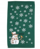 DAS HOME CHRISTMAS ΠΟΤΗΡΟΠΑΝΑ ΣΕΤ 2ΤΜΧ 30X50 0817 GREEN, RED Ποτηρόπανα Χριστουγεννιάτικα