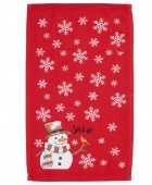 DAS HOME CHRISTMAS ΠΟΤΗΡΟΠΑΝΑ ΣΕΤ 2ΤΜΧ 30X50 0817 GREEN, RED Ποτηρόπανα Χριστουγεννιάτικα