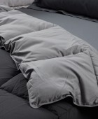 DAS HOME ΠΑΠΛΩΜΑ ΜΟΝΟ HAPPY 9693 BLACK, GREY 160Χ220 Παπλώματα Μονά