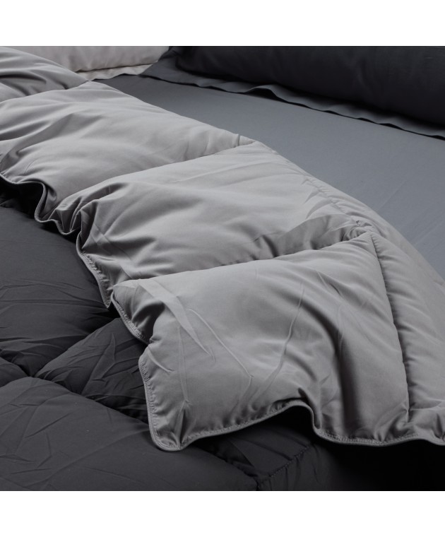 DAS HOME ΠΑΠΛΩΜΑ ΜΟΝΟ HAPPY 9693 BLACK, GREY 160Χ220 Παπλώματα Μονά