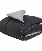 DAS HOME ΠΑΠΛΩΜΑ ΜΟΝΟ HAPPY 9693 BLACK, GREY 160Χ220 Παπλώματα Μονά