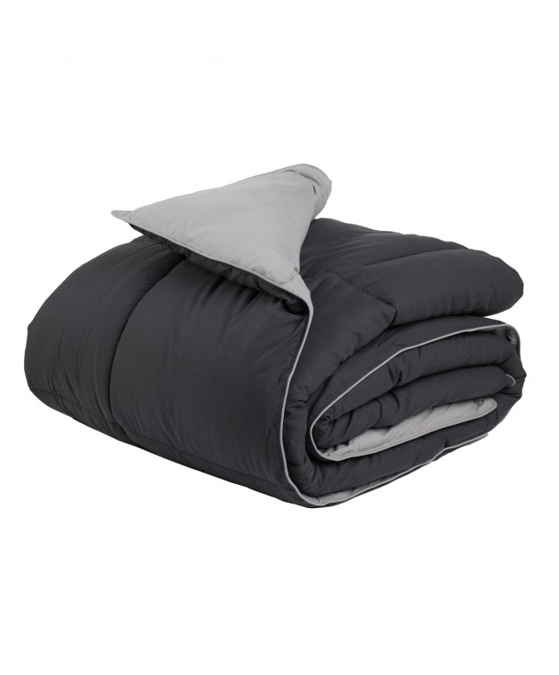 DAS HOME ΠΑΠΛΩΜΑ ΜΟΝΟ HAPPY 9693 BLACK, GREY 160Χ220 Παπλώματα Μονά