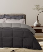 DAS HOME ΠΑΠΛΩΜΑ ΜΟΝΟ HAPPY 9693 BLACK, GREY 160Χ220 Παπλώματα Μονά