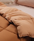 DAS HOME ΠΑΠΛΩΜΑ ΜΟΝΟ HAPPY 9694 SALMON, TERACOTTA 160Χ220 Παπλώματα Μονά