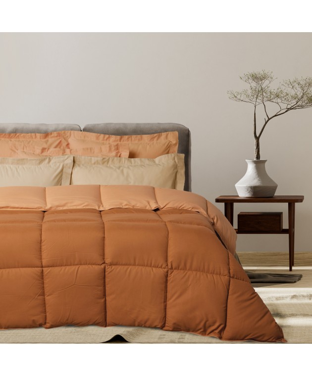 DAS HOME ΠΑΠΛΩΜΑ ΜΟΝΟ HAPPY 9694 SALMON, TERACOTTA 160Χ220 Παπλώματα Μονά