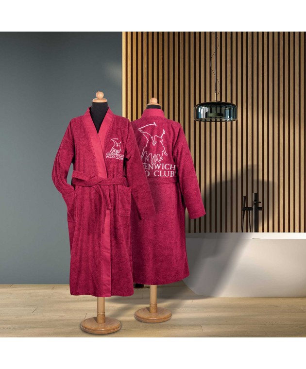 GREENWICH POLO CLUB ΜΠΟΥΡΝΟΥΖΙ X-LARGE ESSENTIAL 3210 BORDEAUX Μπουρνούζια